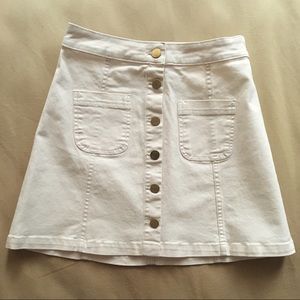 H&M Button Miniskirt